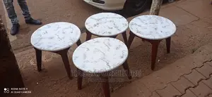 Round Wooden Tables Made From Marble Cottage