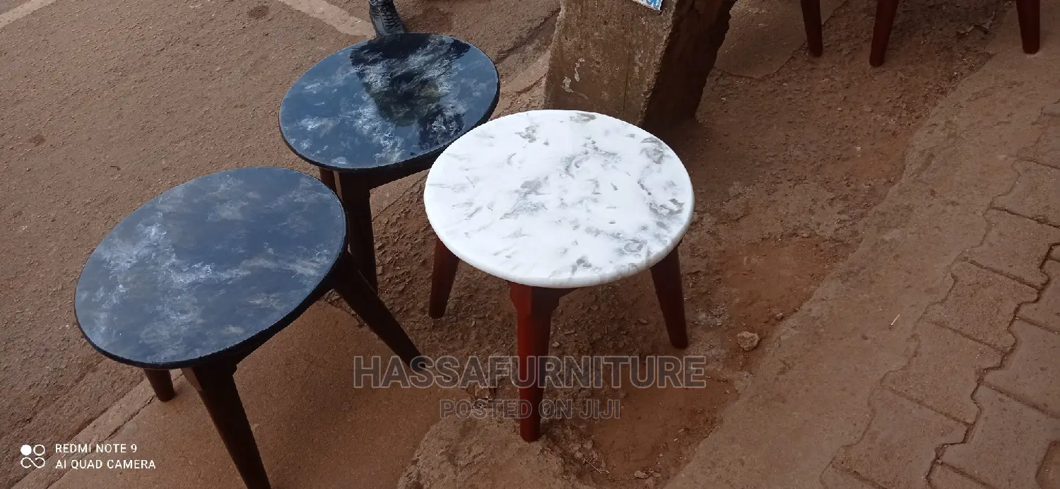 Round Wooden Tables Made From Marble Cottage