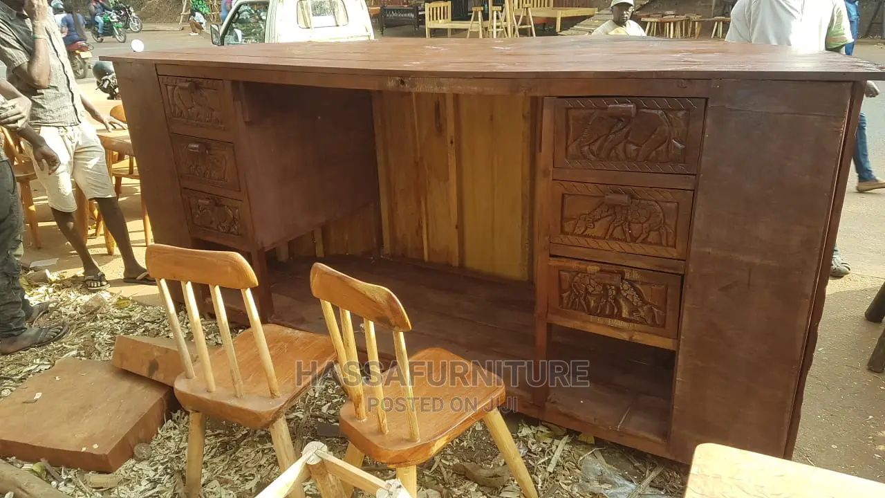 Wooden Bar Stools Made From Mivule