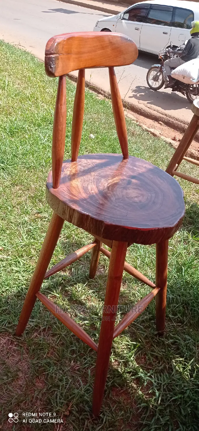 Wooden Bar Stools Made From Mivule