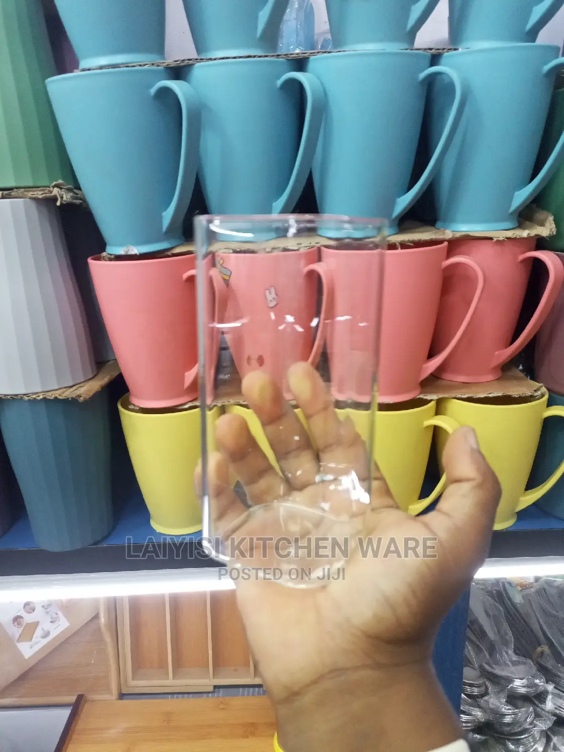 12pieces of Unique 4sided Juice Glass
