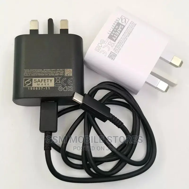 Official Samsung 25W PD Fast Charging USB-C UK Wall Charger