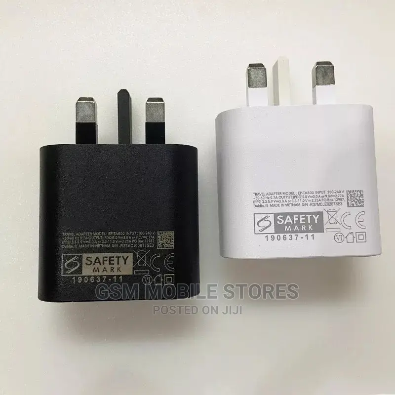 Official Samsung 25W PD Fast Charging USB-C UK Wall Charger
