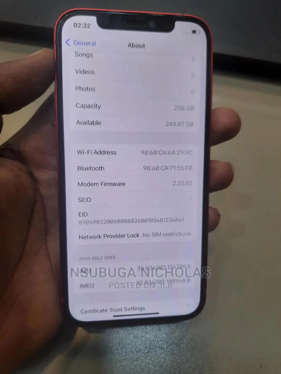 Apple iPhone 12 128 GB Red