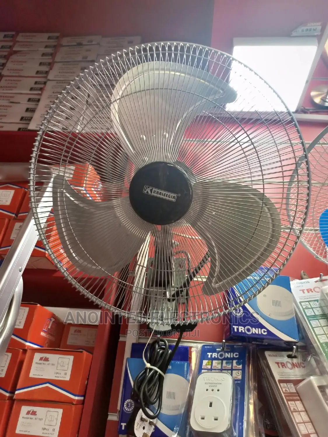 Wall Industrial Fan With a Remote