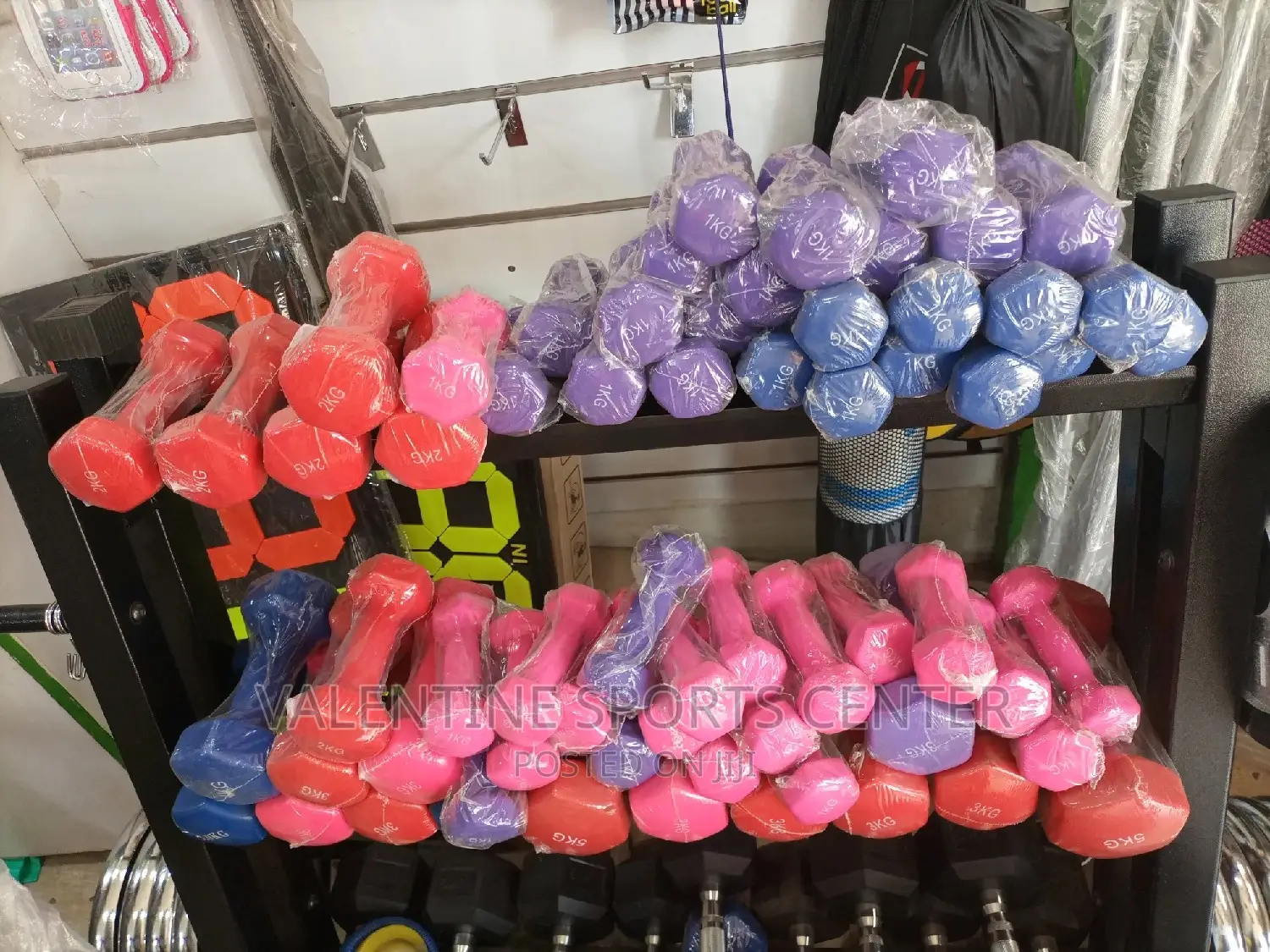 Dumbbell Rubber All Different Kilo