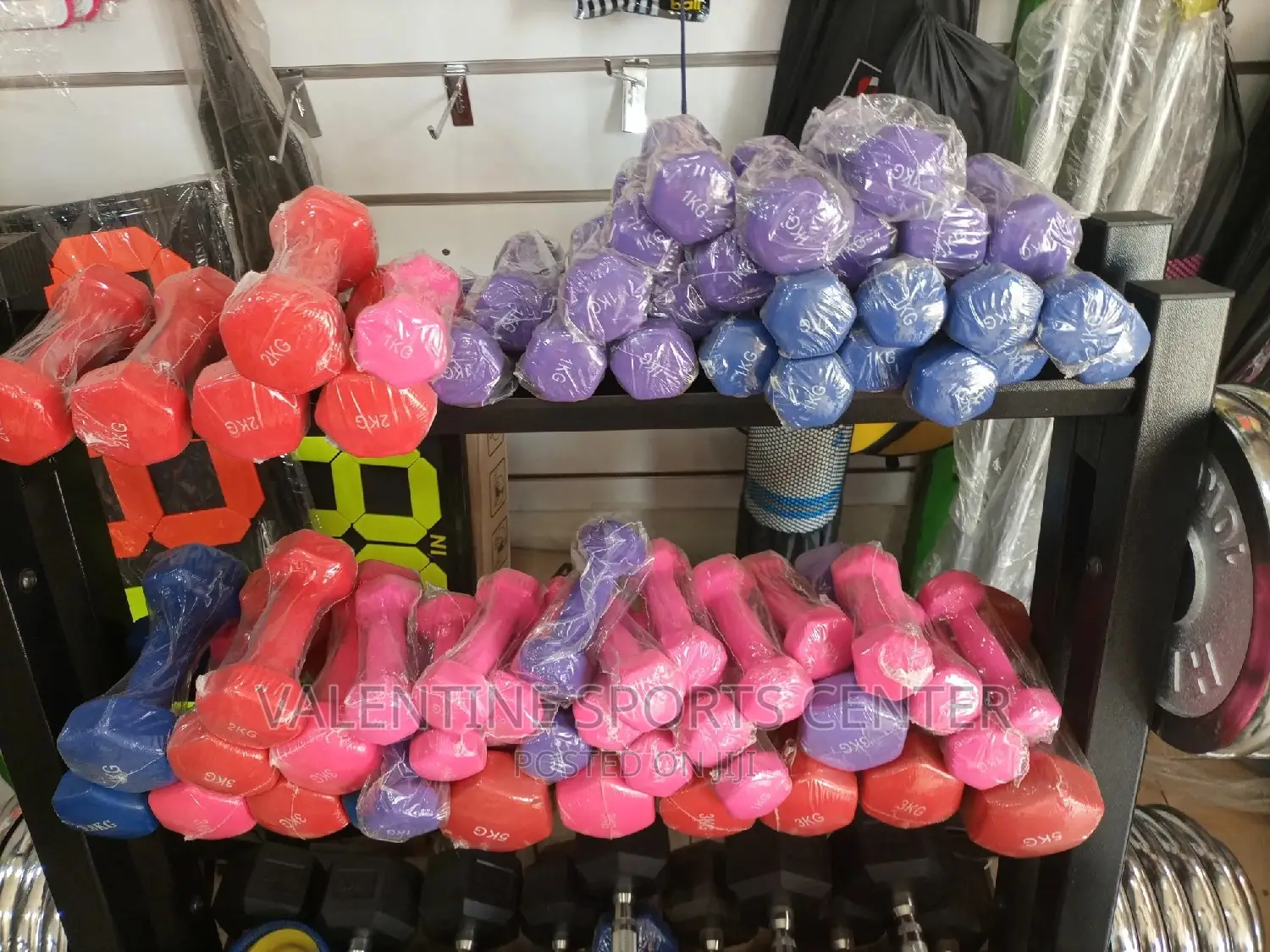 Dumbbell Rubber All Different Kilo