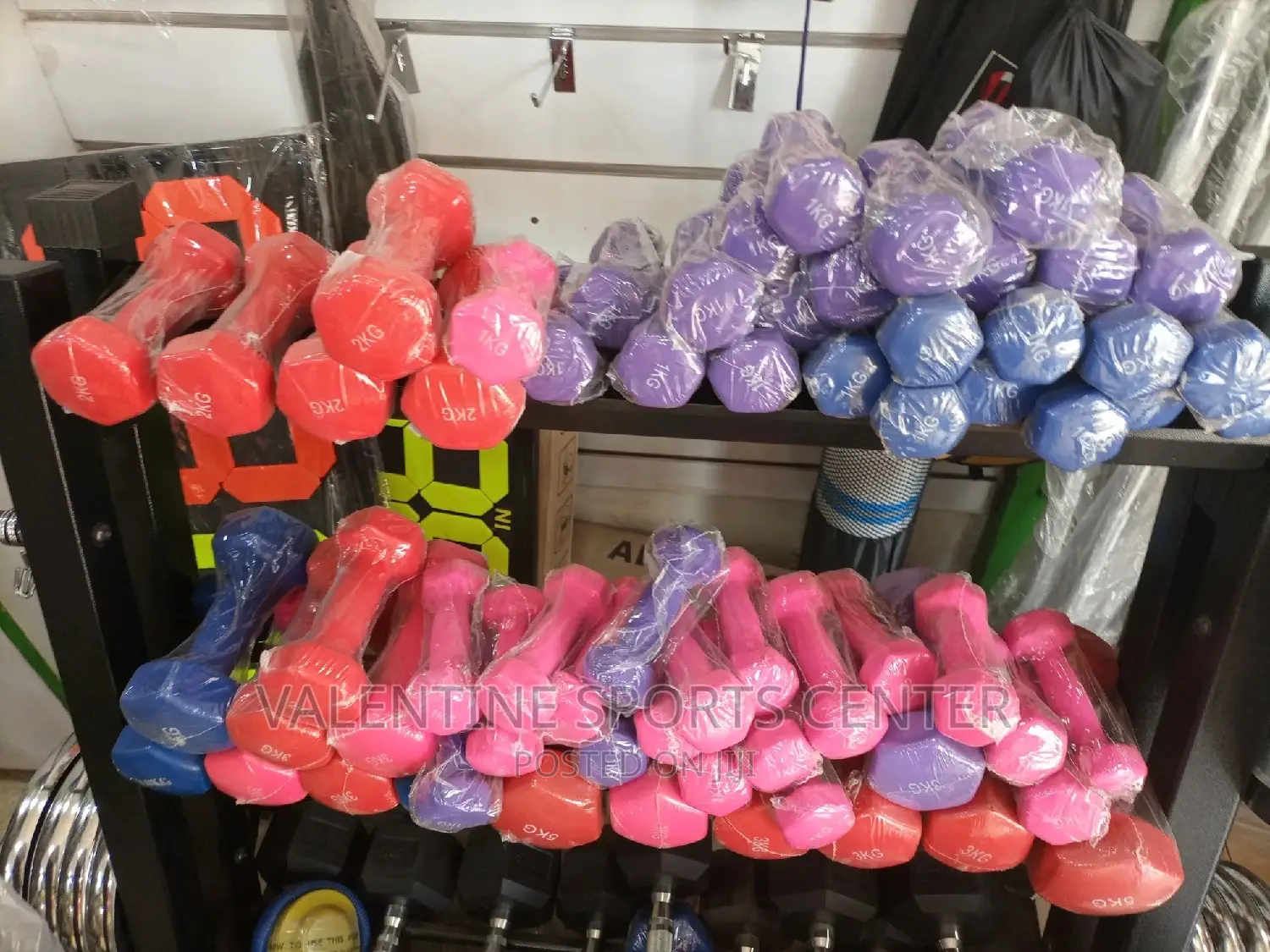 Dumbbell Rubber All Different Kilo