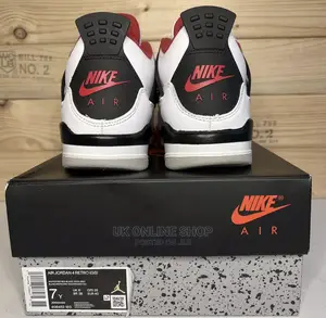 Nike Air Jordan 4 Retro Fire Red 2020 (408452-160) GS Size
