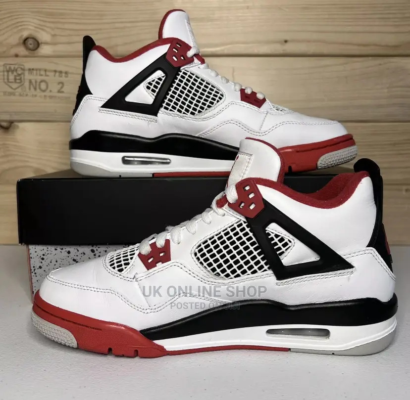Nike Air Jordan 4 Retro Fire Red 2020 (408452-160) GS Size