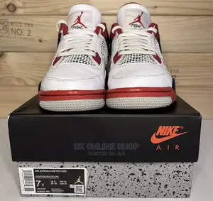 Nike Air Jordan 4 Retro Fire Red 2020 (408452-160) GS Size