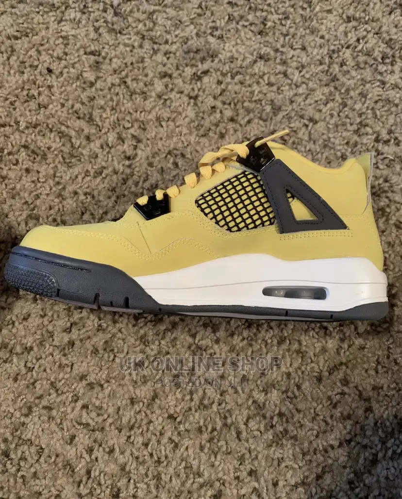 Air Jordan 4 Retro GS "Lightning 2021" 408452-700 Size