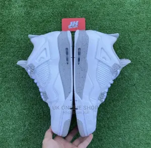 Nike Air Jordan 4 Retro White Oreo Size 14 OG Box