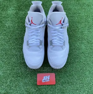 Nike Air Jordan 4 Retro White Oreo Size 14 OG Box