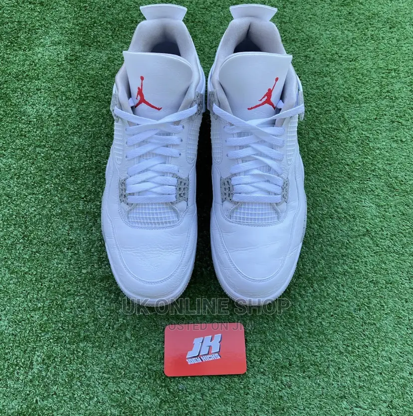 Nike Air Jordan 4 Retro White Oreo Size 14 OG Box