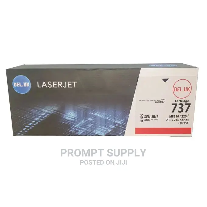 Del.Uk 737 Toner Cartridge For Canon Replacement