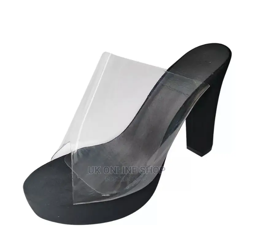 Women Chunky High Heel Sandals Toe Platform Shoes Slippers