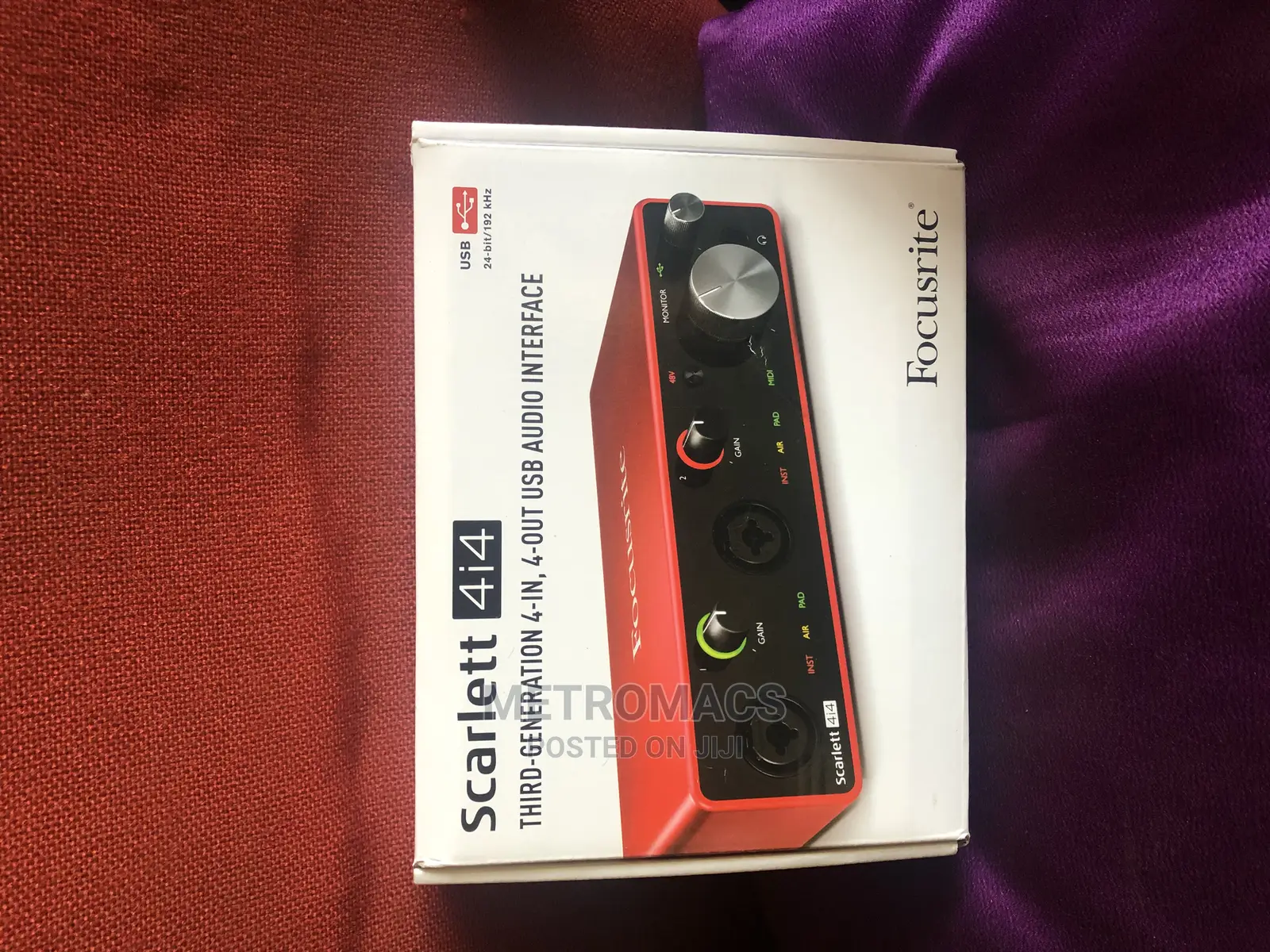 Focusrite Scarlett 4i4-3rd Generation Studio Sound Card