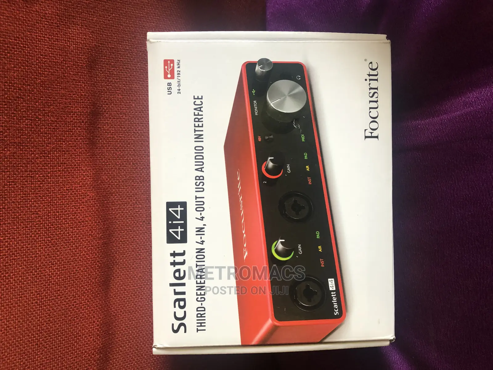 Focusrite Scarlett 4i4-3rd Generation Studio Sound Card