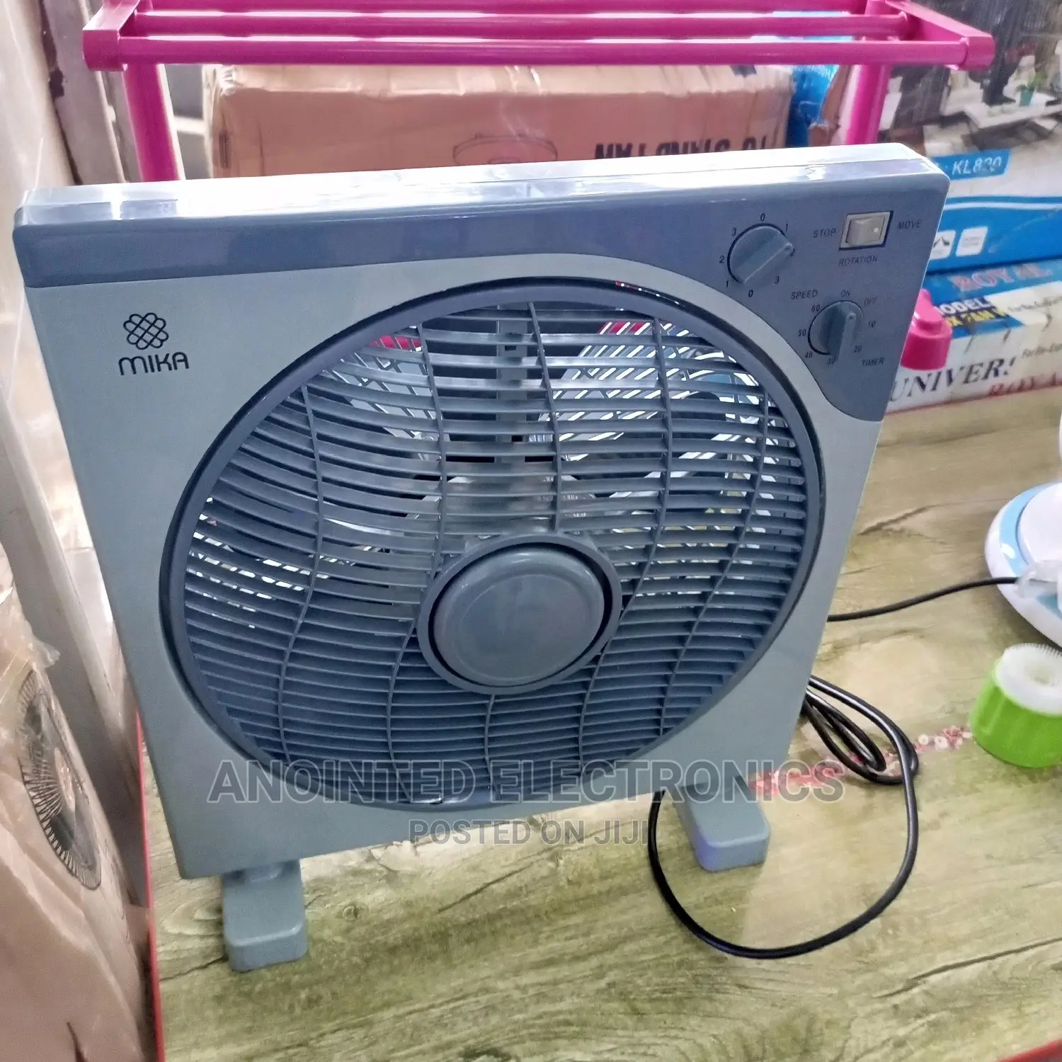 Mika Box Table Fan
