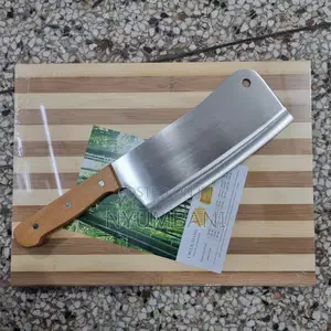 Wooden Chopping Boards With Chopper Knife