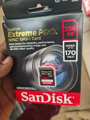 Sandisk 256GB Extreme Pro SDXC 4K USH-1 Card