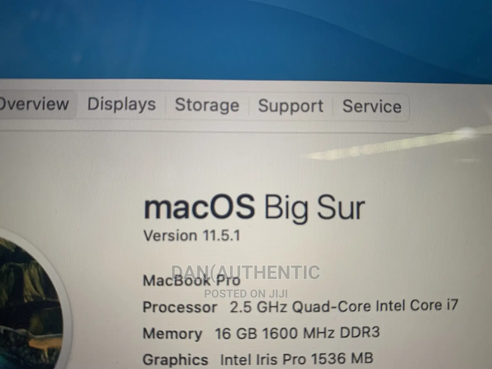 Laptop Apple MacBook Pro 2015 16GB Intel Core I7 SSD 500GB