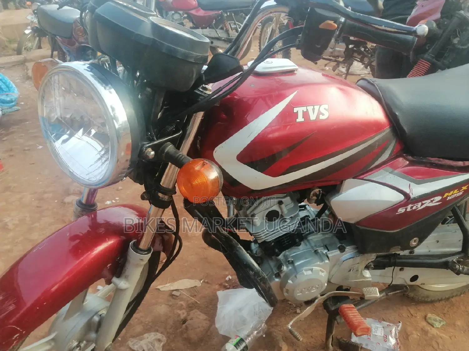 New TVS Apache 180 RTR 2015 Red