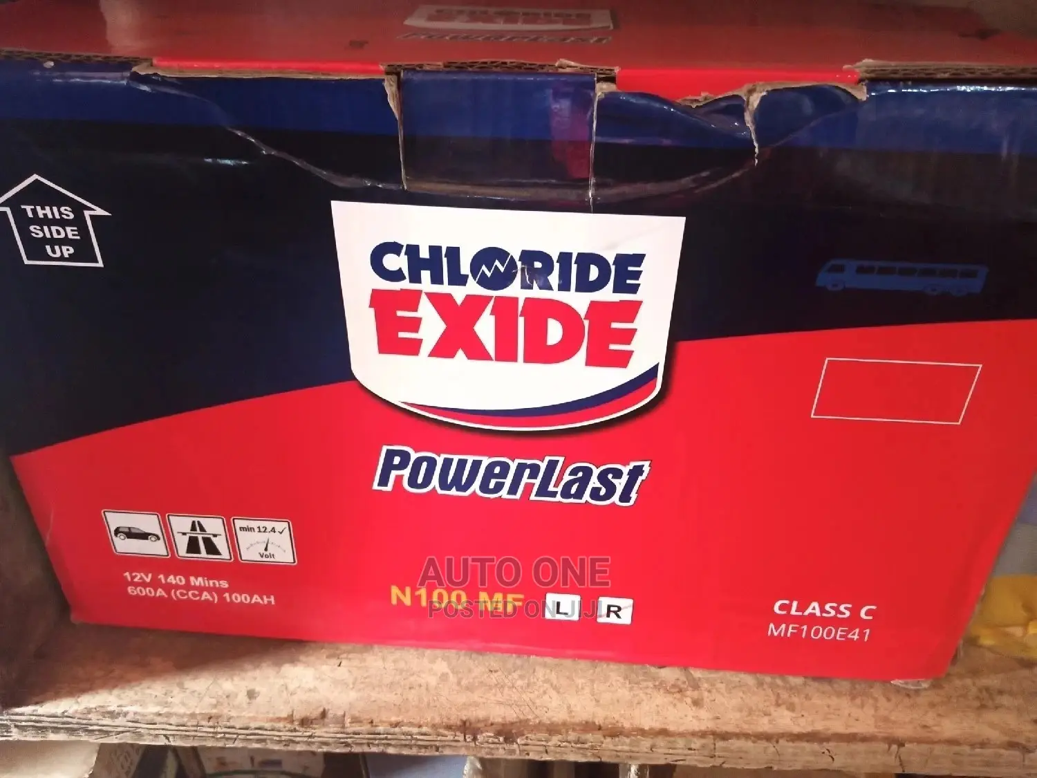 Maintenance Free Chloride Exide/Powerlasr Batteries