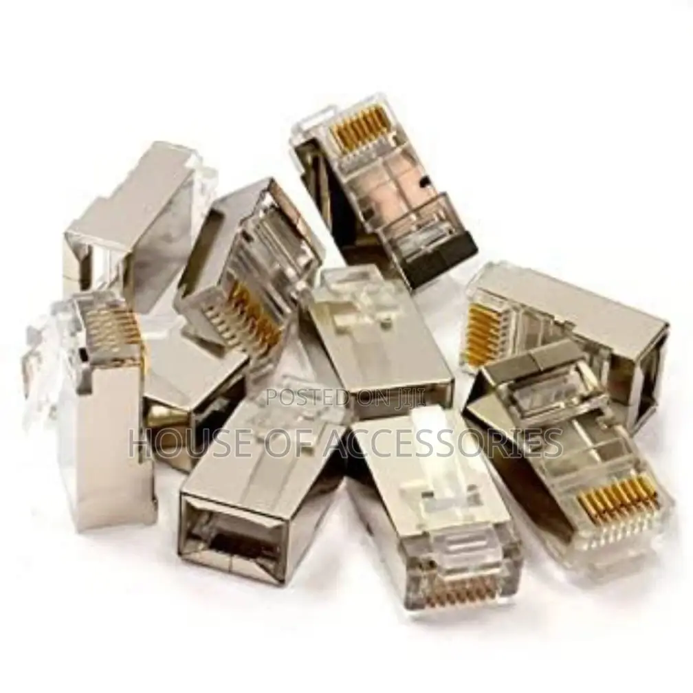 100 Pack Metallic Rj45