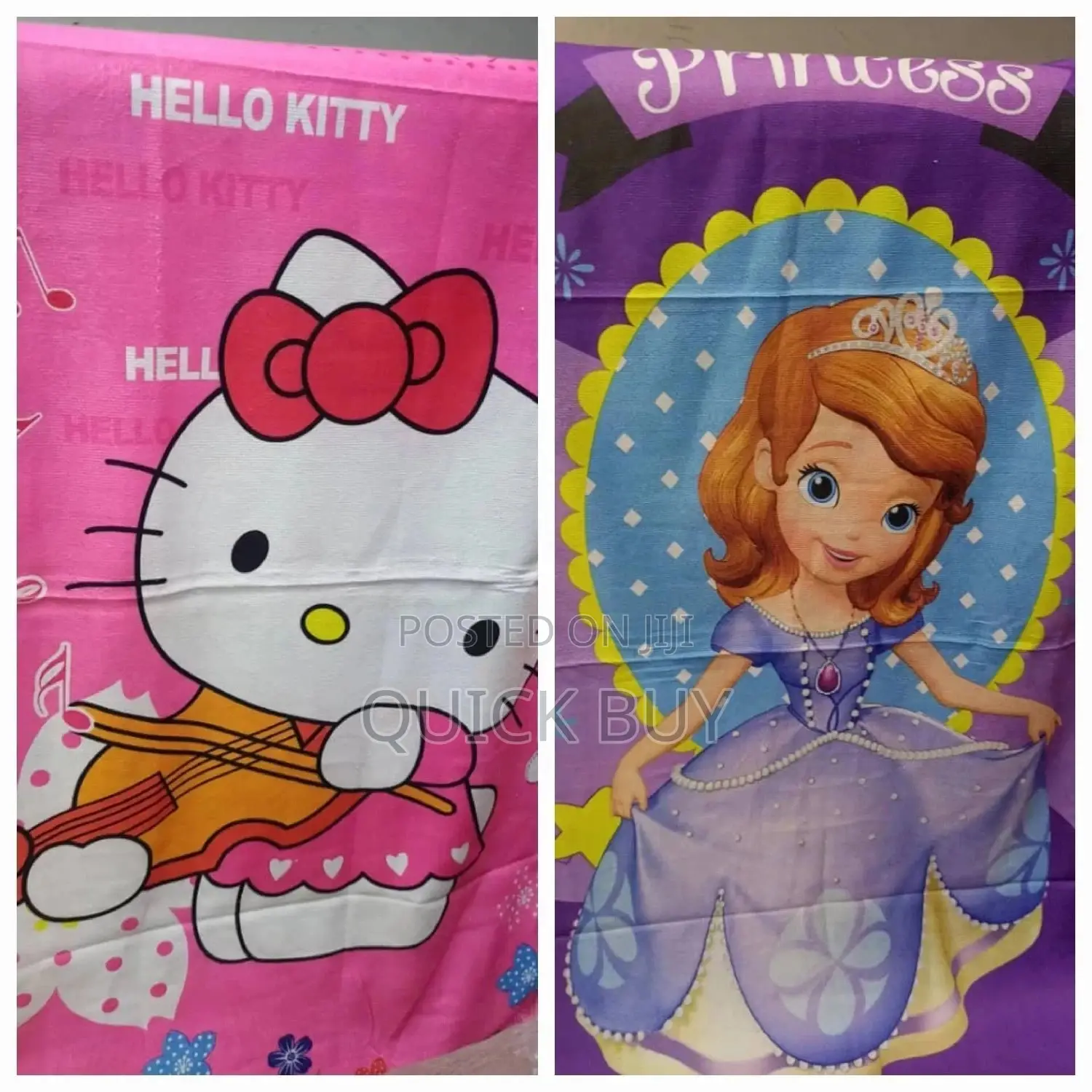 Kids Cartoon Character Towels