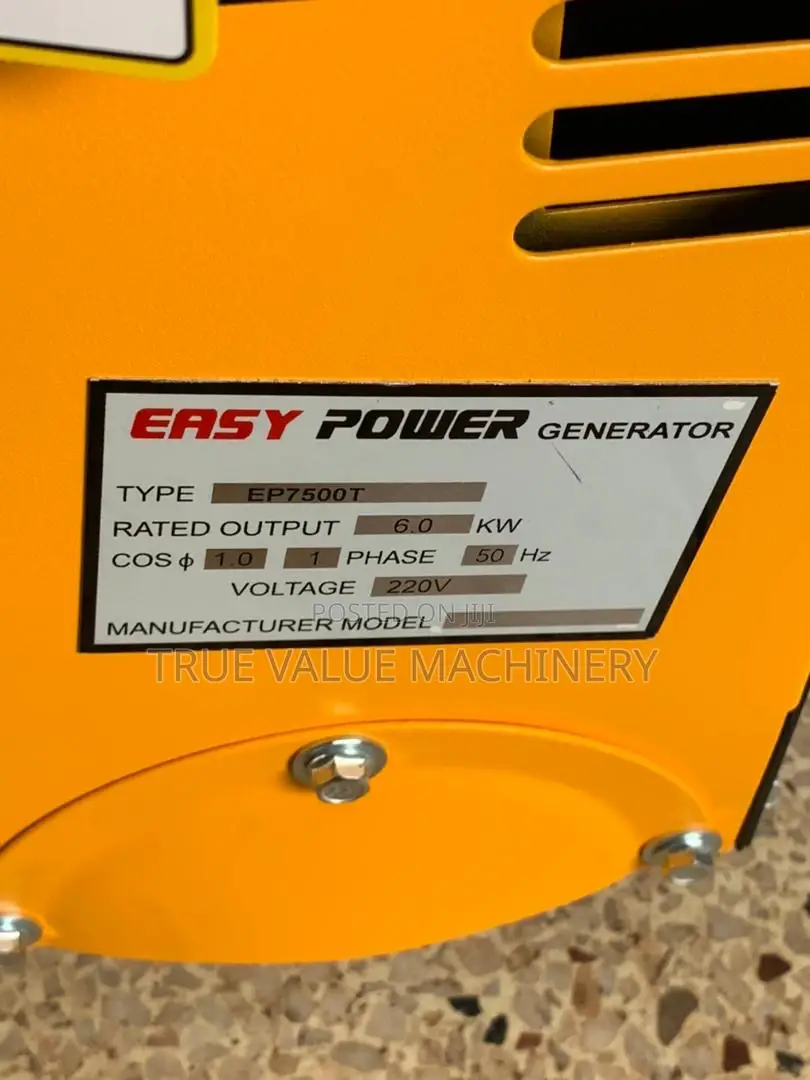 Super Silent Generator 6kva