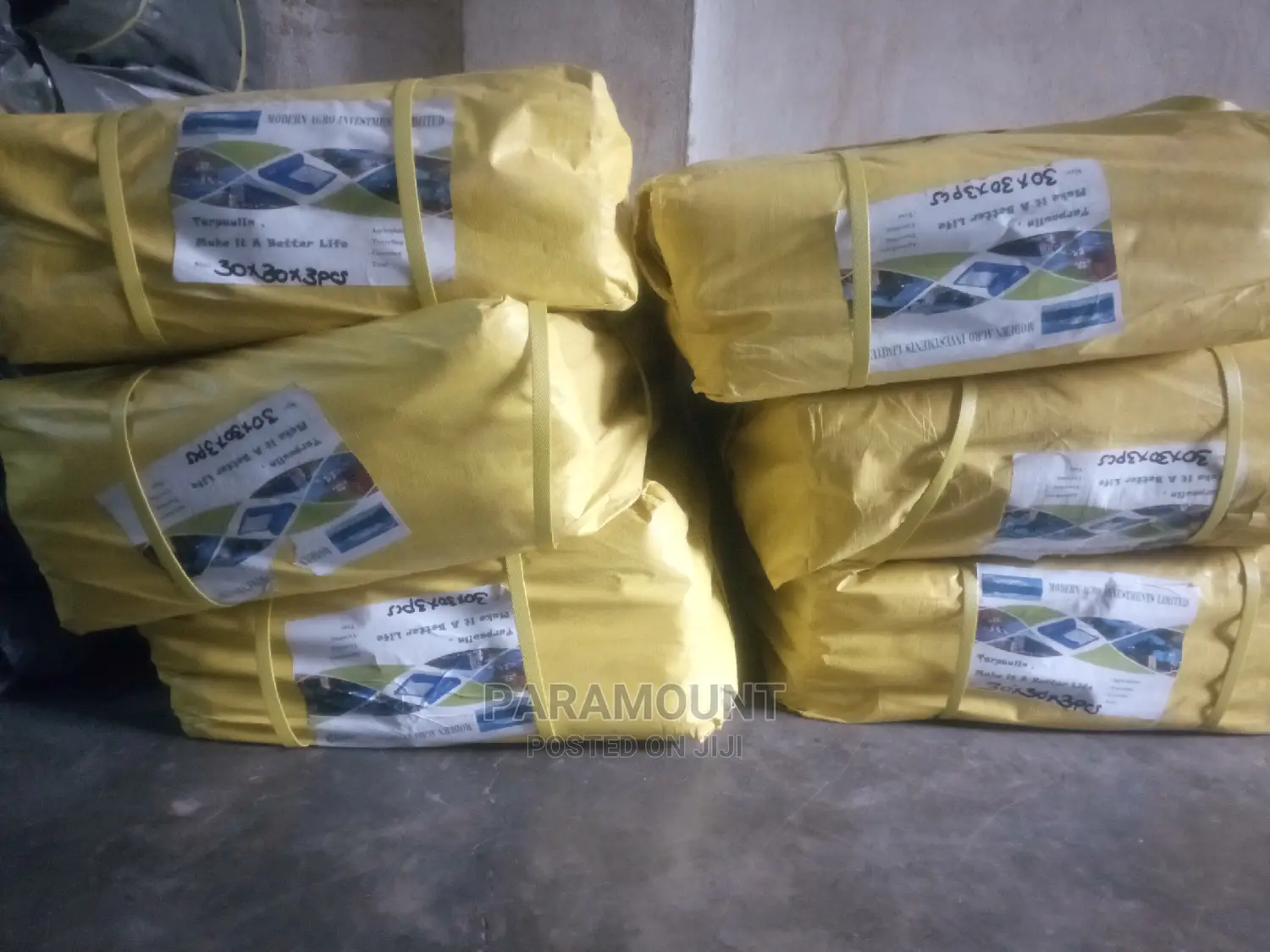Tarpaulins/Matundubaali (30x30x3pcs )