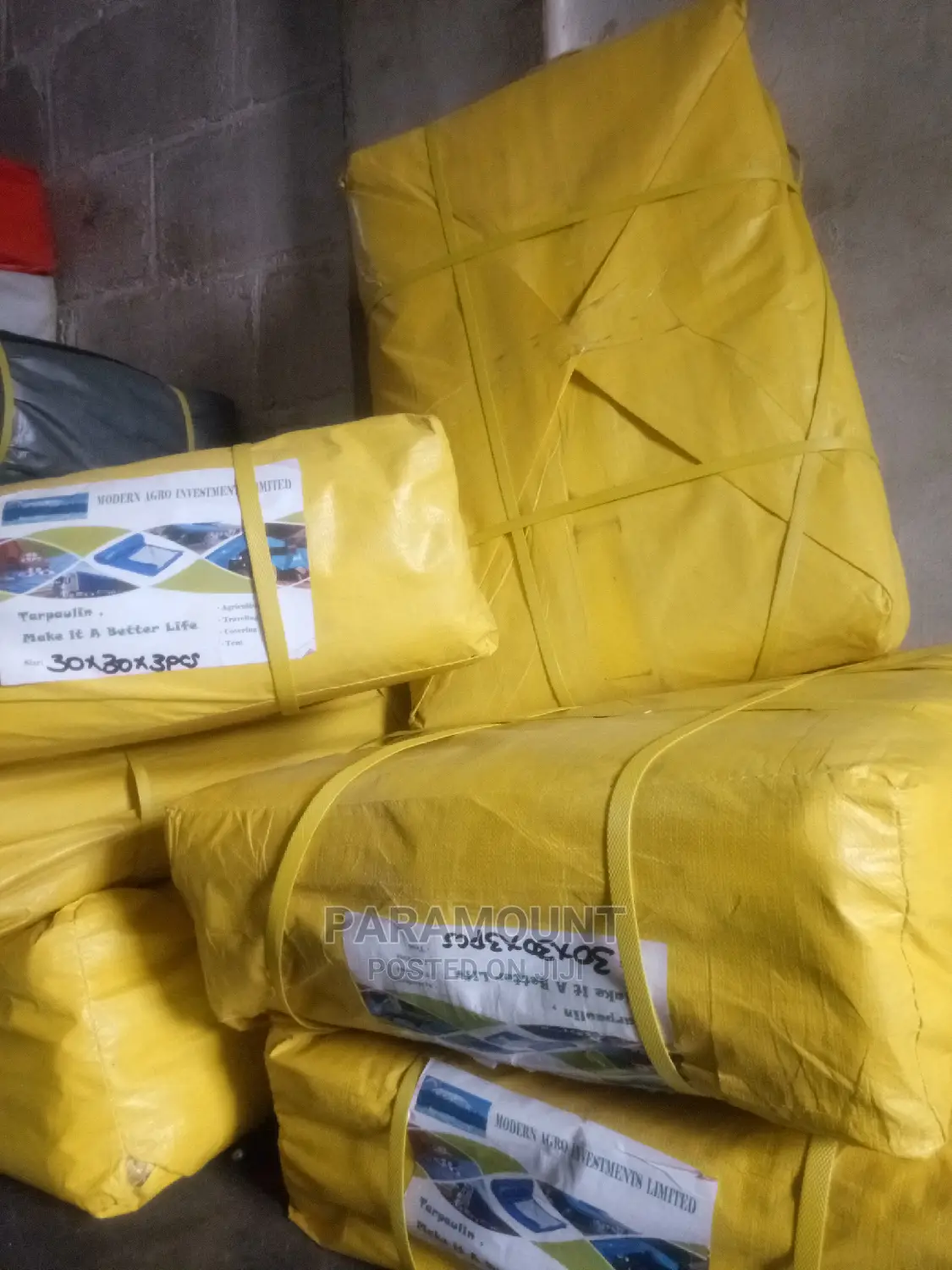 Tarpaulins/Matundubaali (30x30x3pcs )