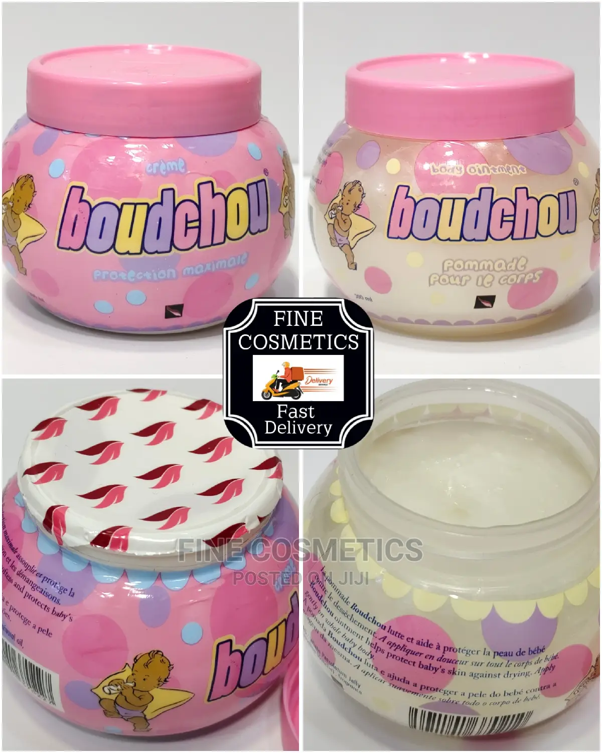 Boudchou Skin Care Program for Kids Cream or Jelly Big Size