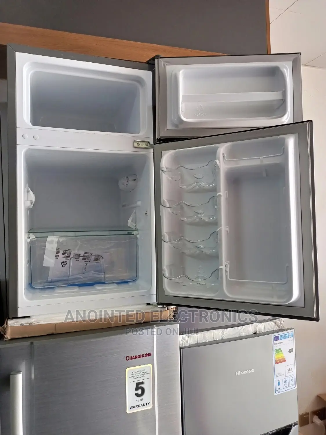 Double Door Hisense Fridge