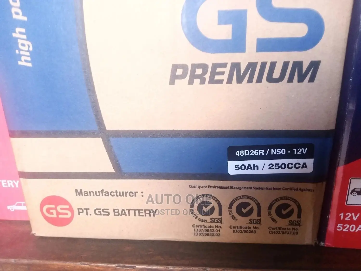 N50 Gs Batteries Japan Made in All Sizes