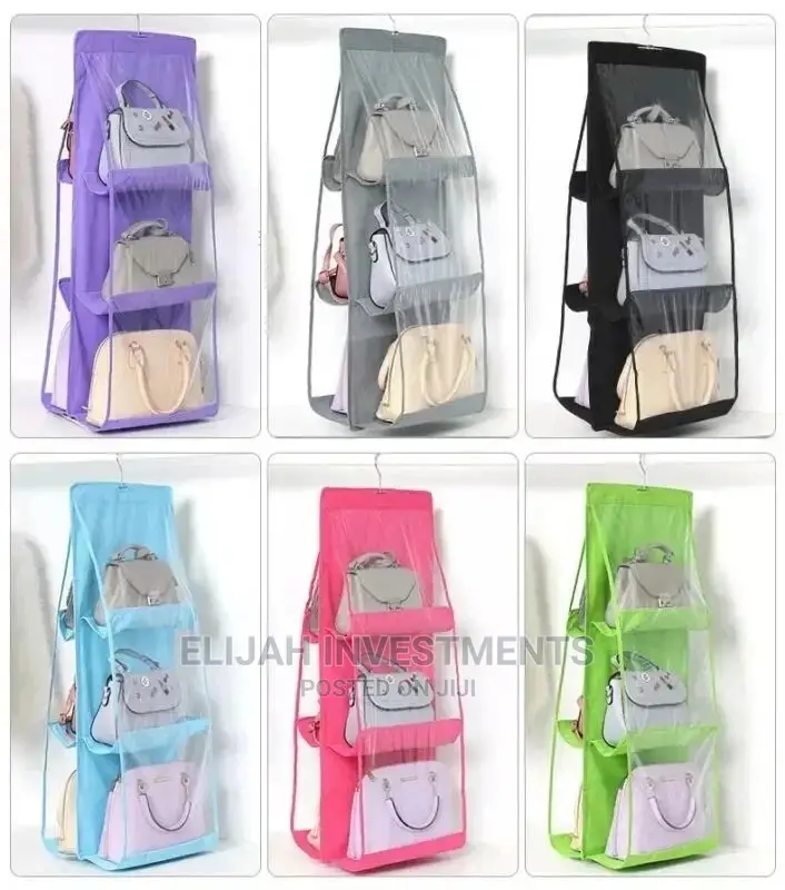6pcs Hanging Storage Organizer Bag