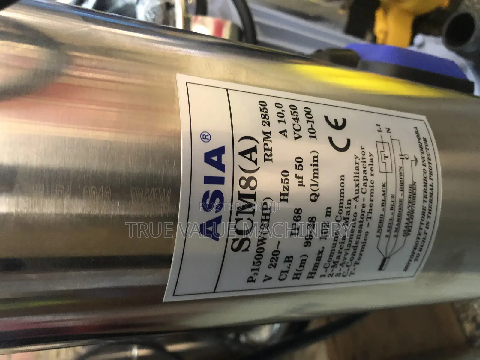 Submersible Water Pump 2hp, 102m