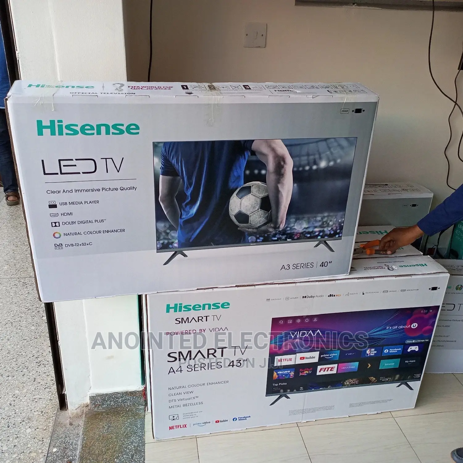 Hisense Tv 40"$ 43" at Promotion