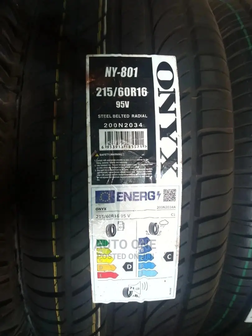 215/60/16 Onyx Tyres in All Sizes