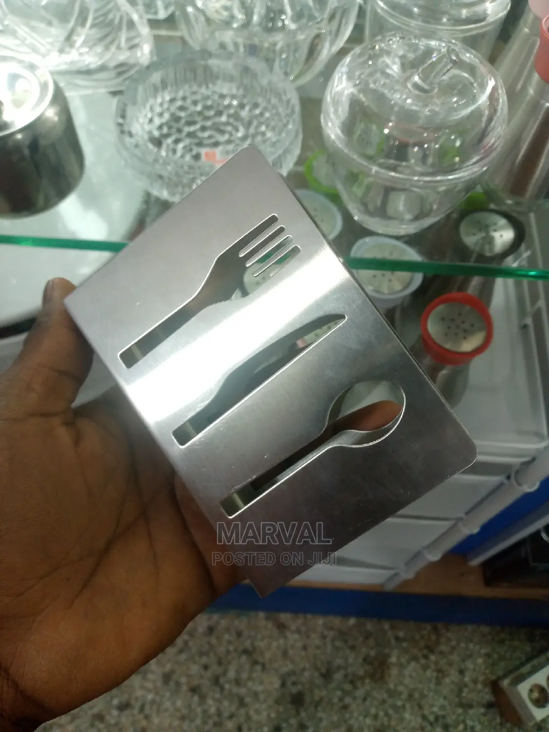 Tissue Holder (Stainless Steel)