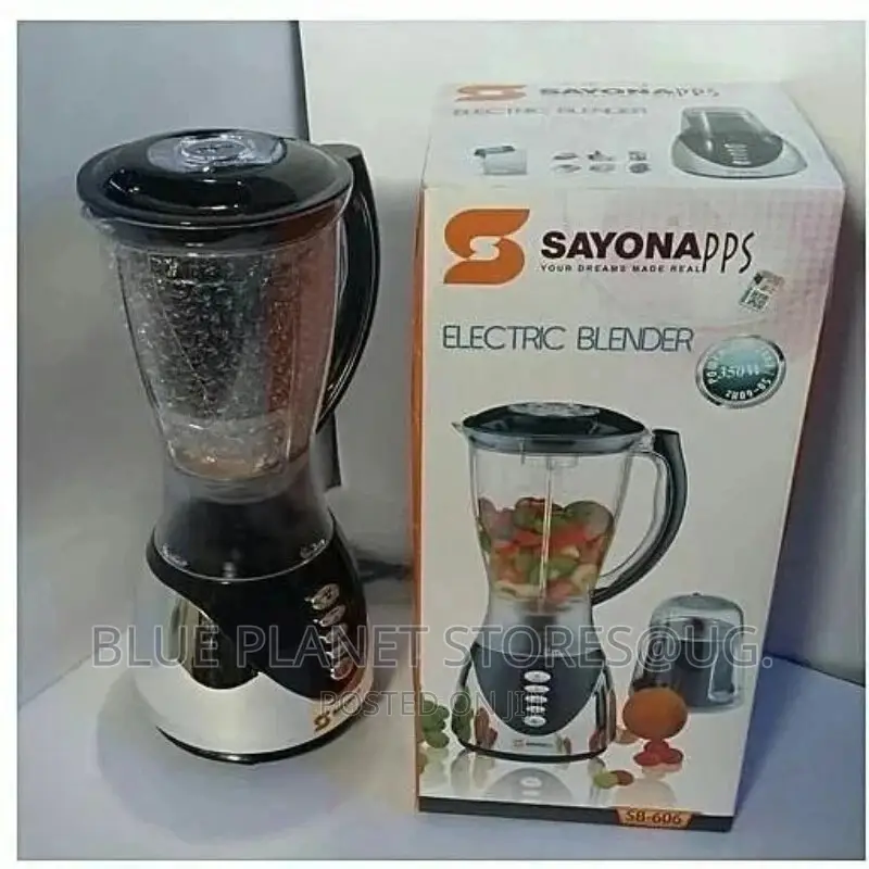 Sayona 2.0litres Electric Blender + Grinder { SB-606 }
