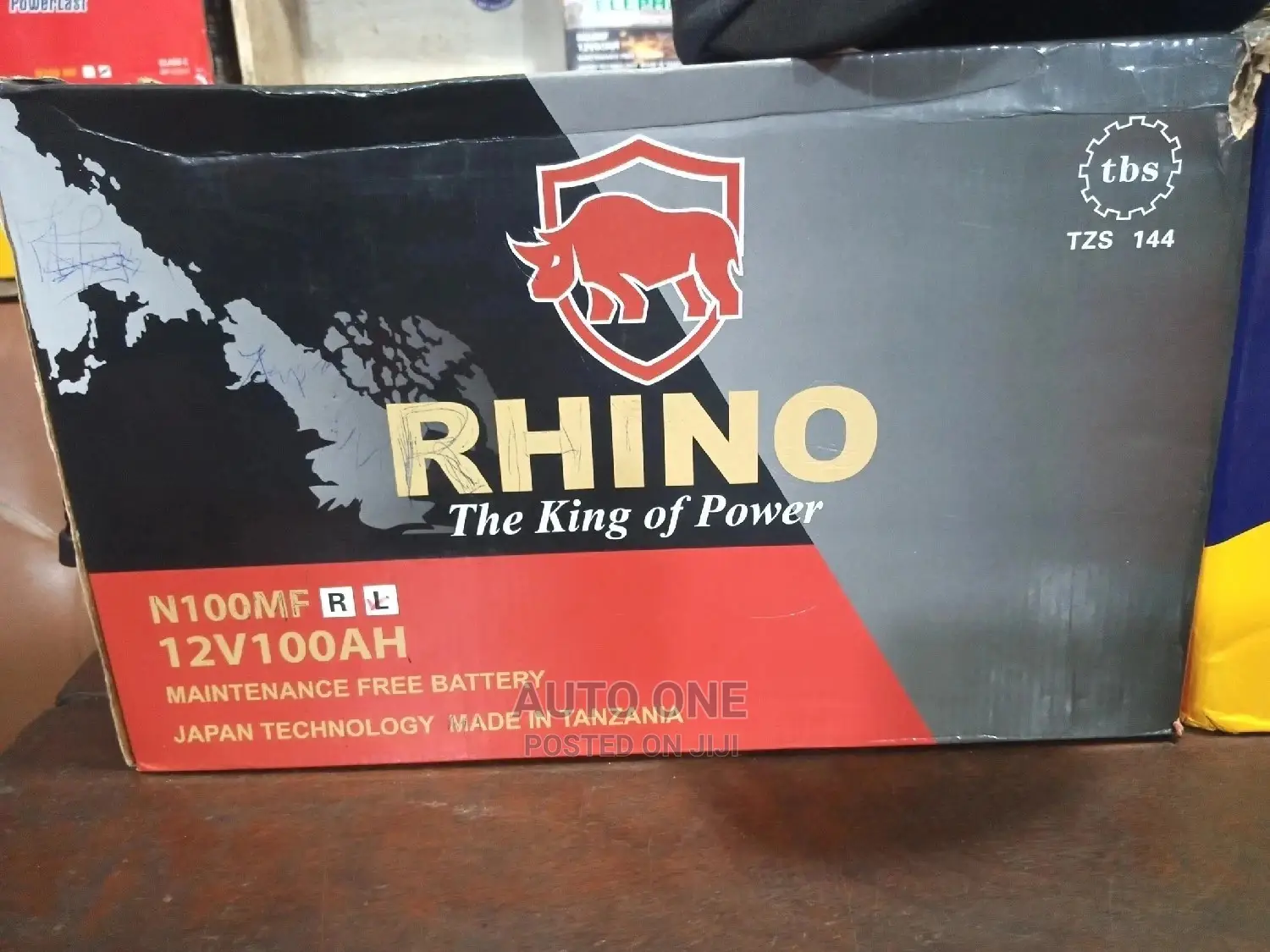 N100 Rhino Batteries Japan Standard