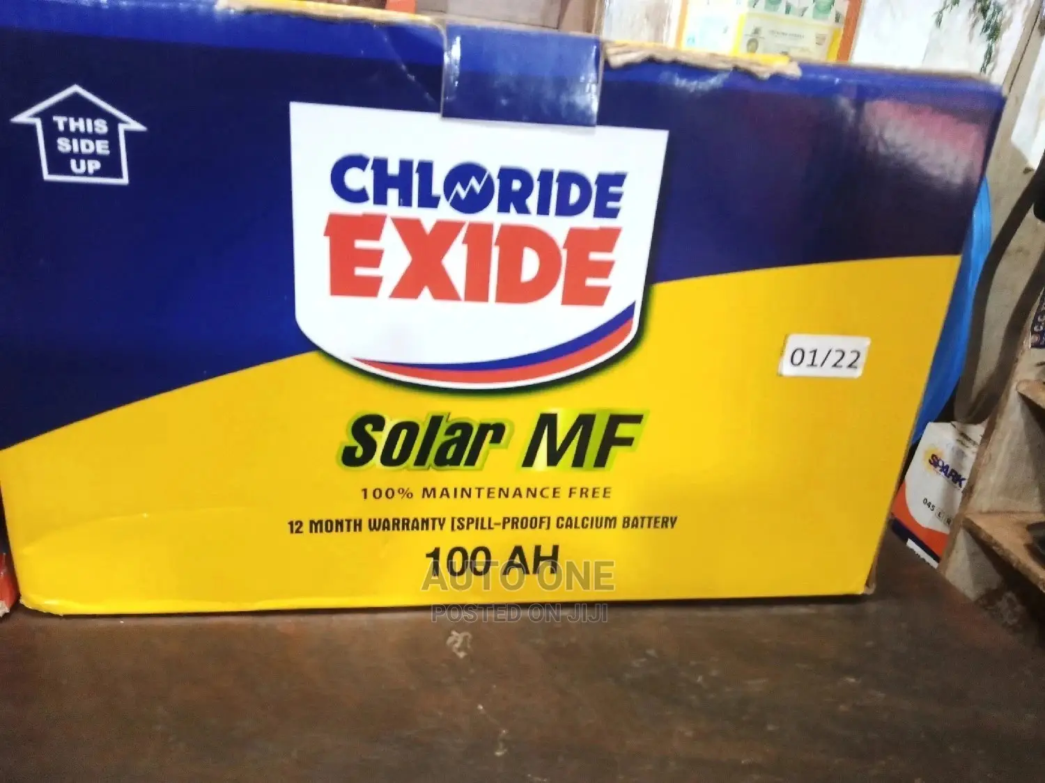 N100 Solar Batteries of Chloride Exide