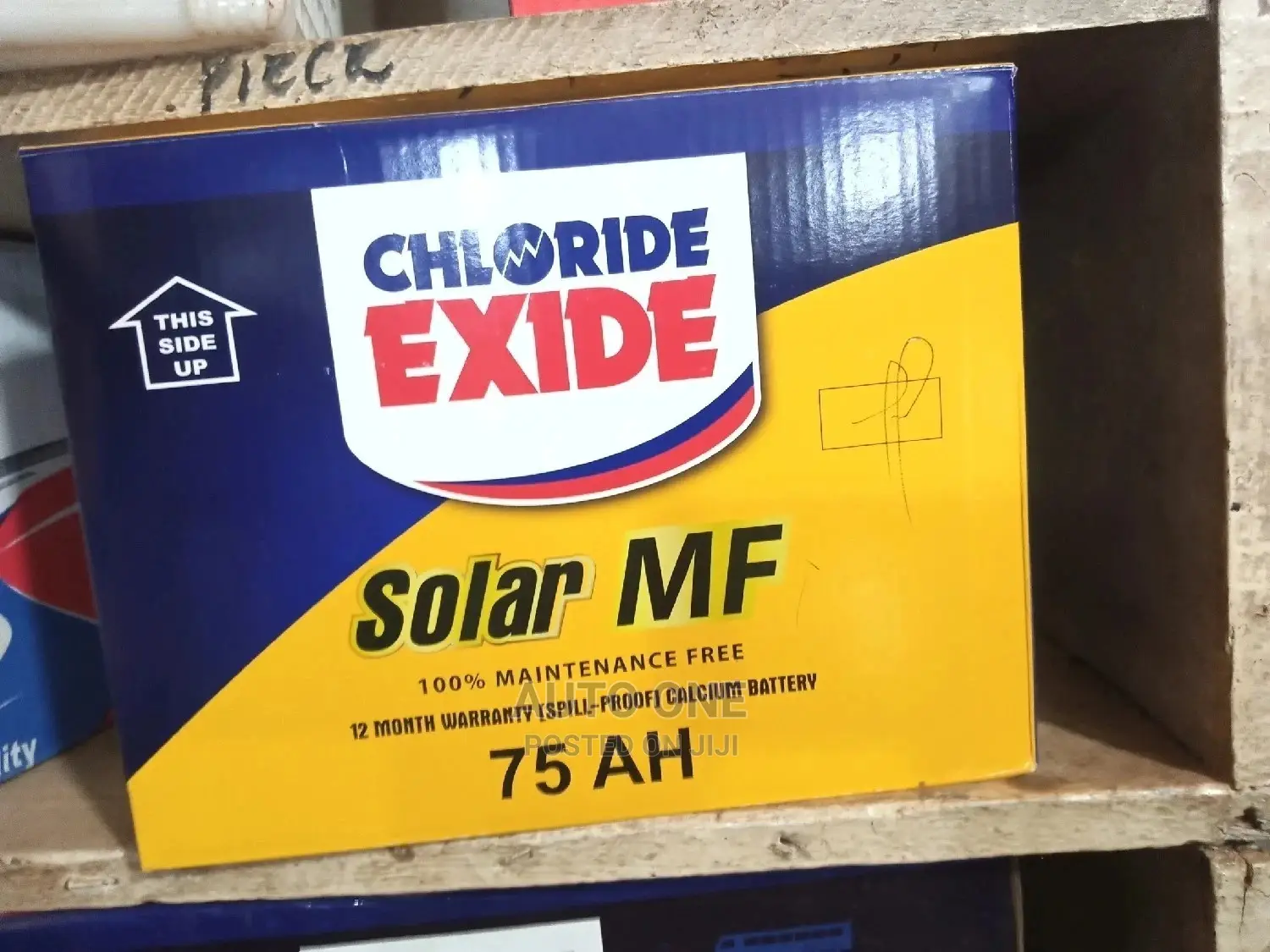 N75/N70z Solar Batteries of Chloride Exide
