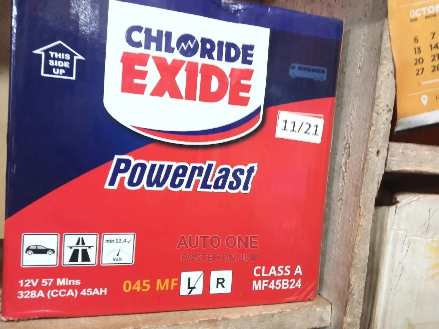 N60 Chloride Exide/Powerlast Kenyan Made Batteries