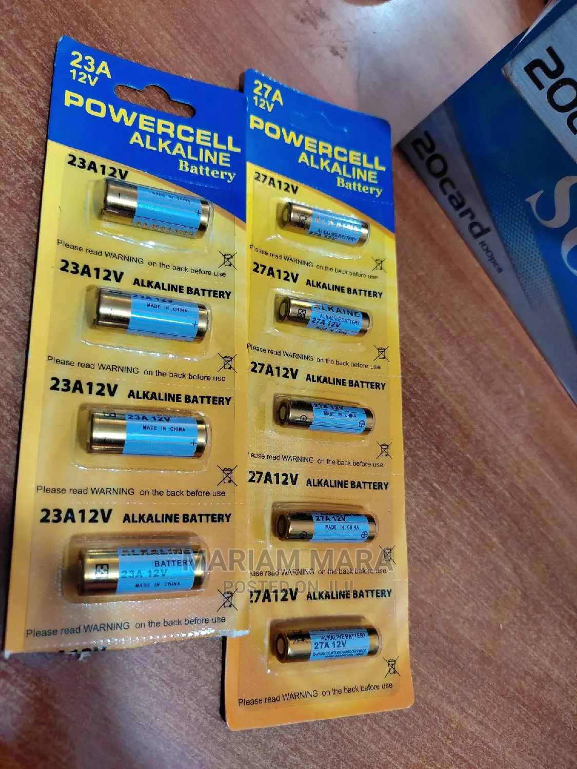 Car Remote Battery and Calculator(Price Per Each Piece )