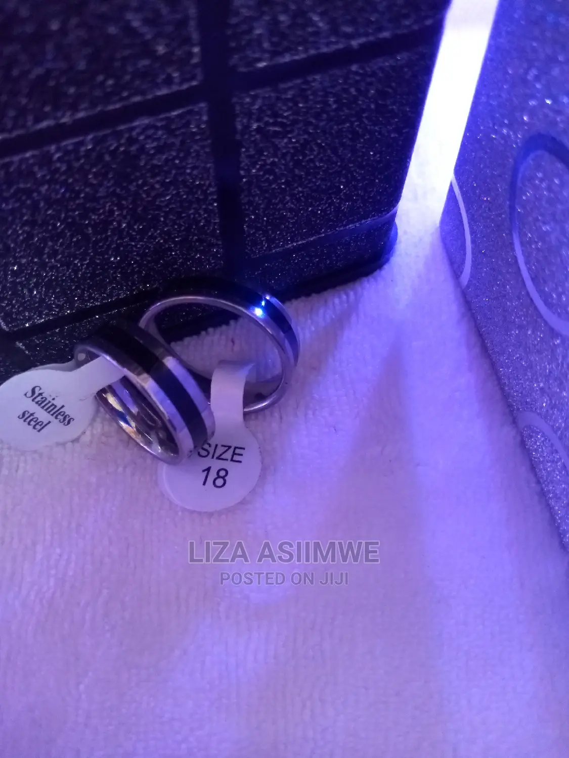 Silver and Black Designer Rings Available