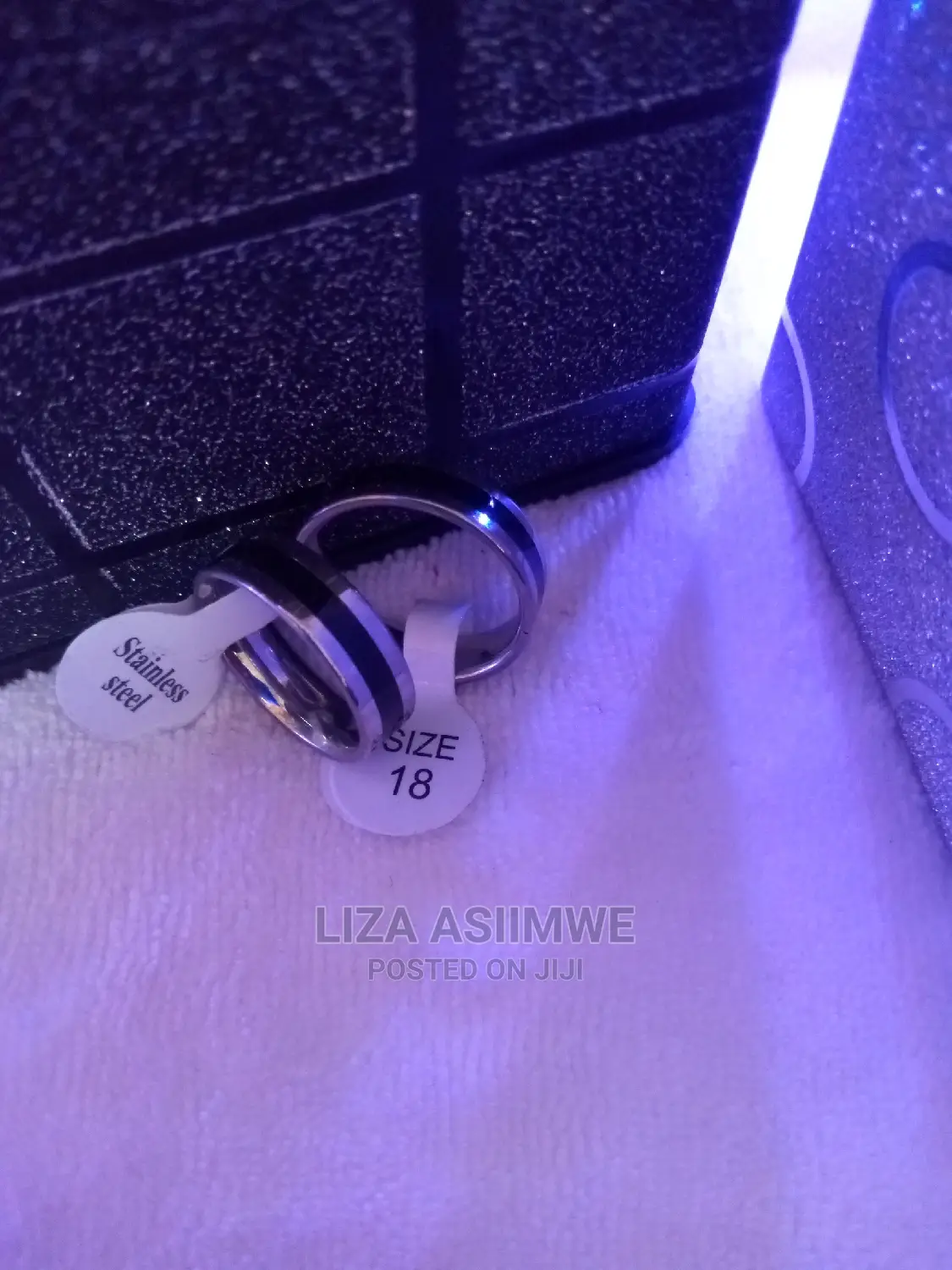 Silver and Black Designer Rings Available